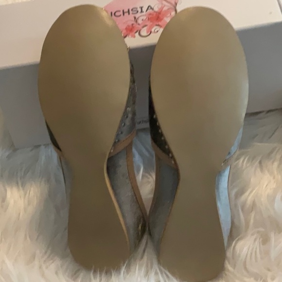 Fuchsia Gray Embroidered Women's Shoes - Picture 7 of 10